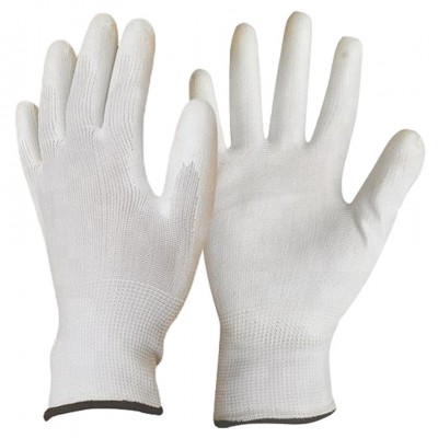 Polyester Work Gloves Palm Coated With PU Νούμερο 9 81063/9